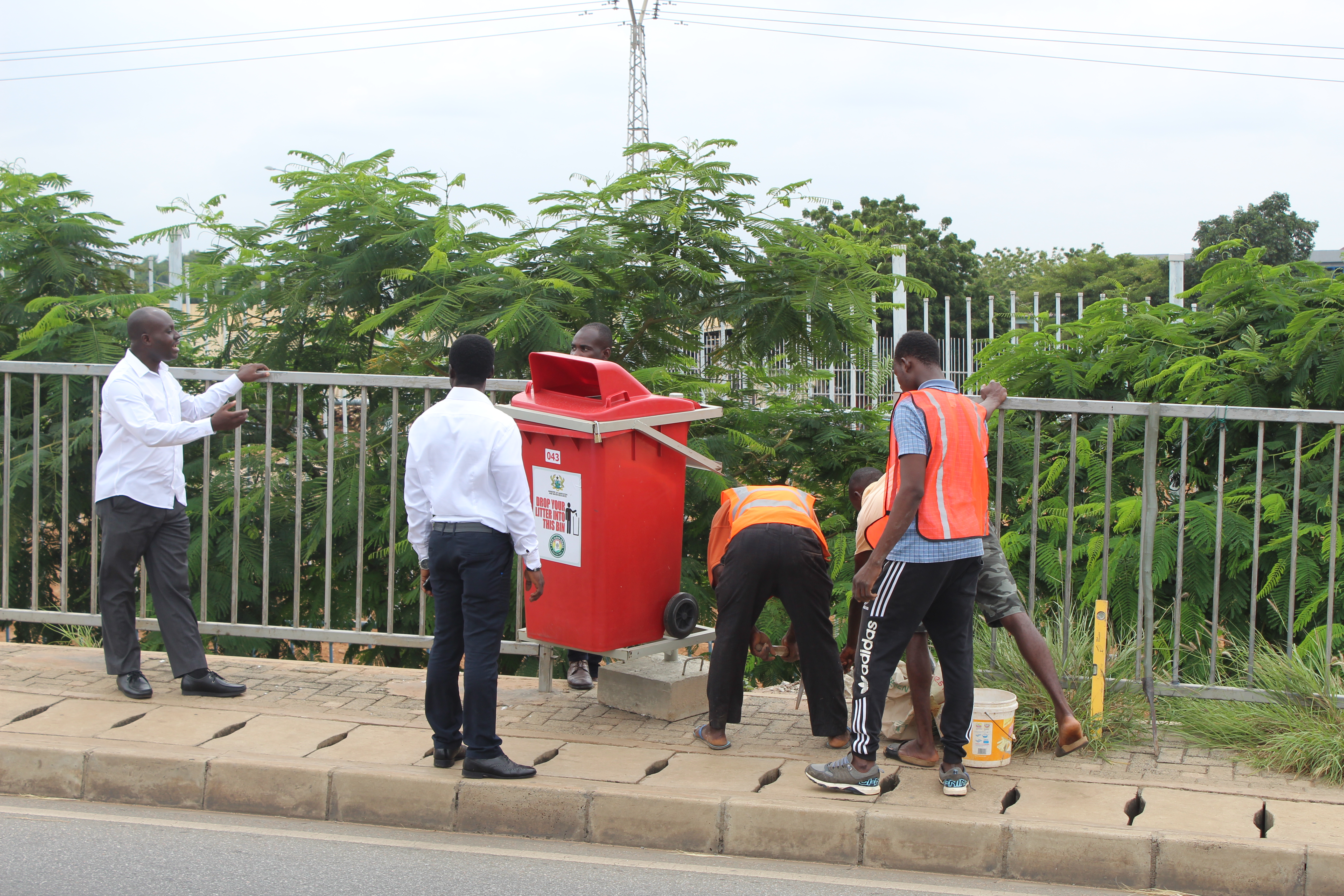 Dust bin supply and installation project image
